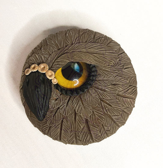 Small Brown Owl Tin