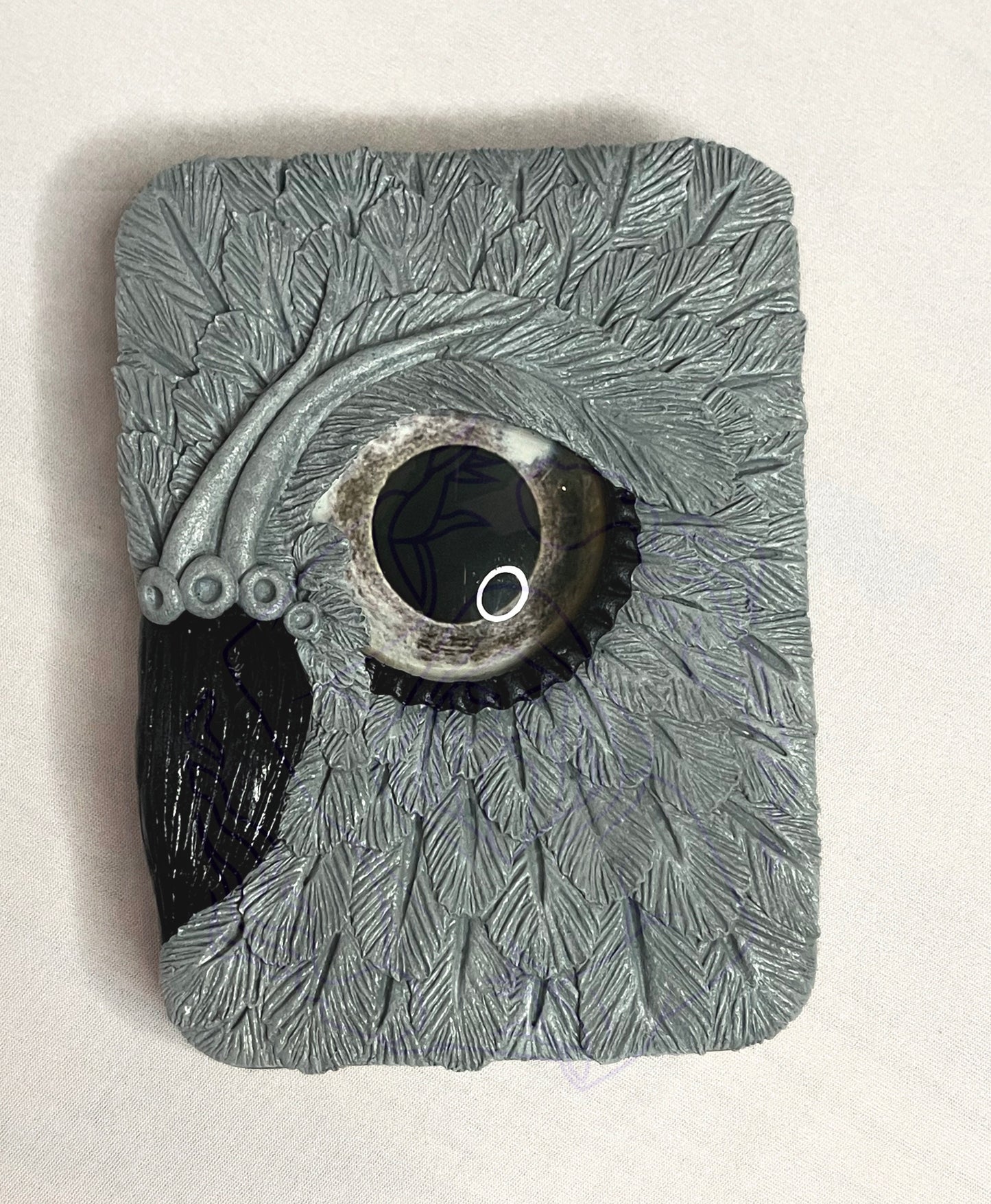 Large Gray Owl Tin