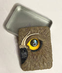 Large Brown Owl Tin