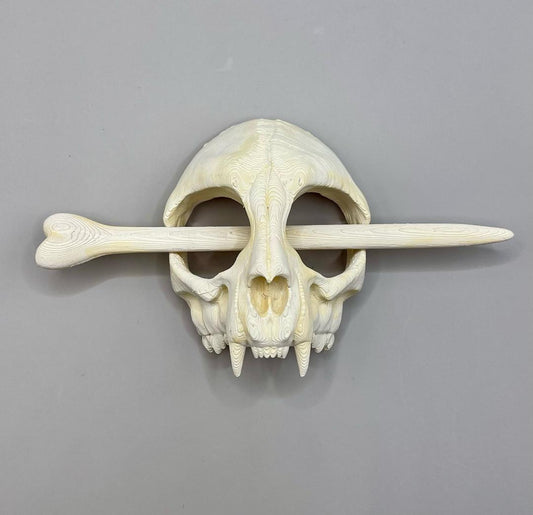 Cat Skull Hair Pin