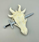 Dragon Skull Hair Pin