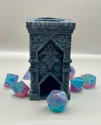 Mini Stone Tower Dice Roller