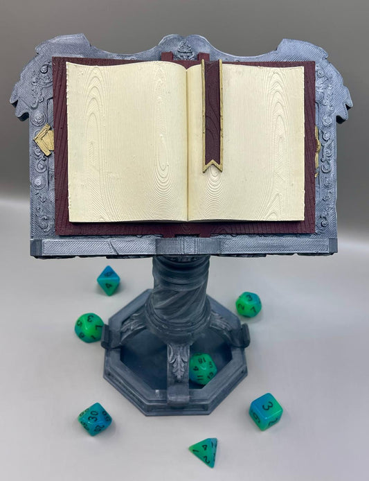 Silver Wizard Tome Dice Roller